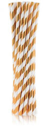  Rose Gold papír szívószál 24 db-os (MLG114720)