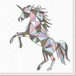 Unikornis Graphic Wild szalvéta 20 db-os 33x33 cm (PKK044036) - decorit