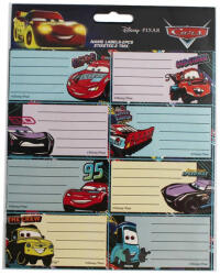  Disney Verdák Lightning füzetcímke 16 db-os (GIM77218246) - decorit