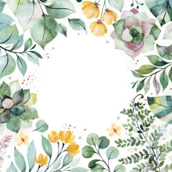 Virág Floral Frame szalvéta 20 db-os 33x33 cm (PKK060012)