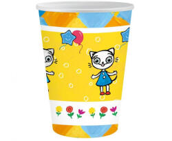  Cicás Kitty Kitten papír pohár 6 db-os 250 ml (MLG411024)