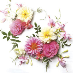  Virág Delicate Composition szalvéta 20 db-os 33x33 cm (PKK032507) - decorit