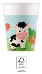  Farm Party papír pohár 8 db-os 200 ml FSC (PNN94175) - decorit