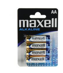 Maxell LR6 AA elem, alkáli, ceruza, 1, 5V, 4 db/csomag