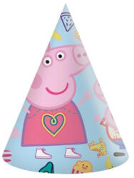  Peppa malac Messy Play parti kalap, csákó 6 db-os (PNN91996)