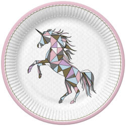 Unikornis Graphic Wild papírtányér 8 db-os 18 cm (PKK759436) - decorit
