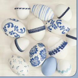  Húsvét Blue Style szalvéta 20 db-os 33x33 cm (PKK045569) - decorit