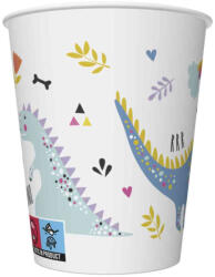 Dinoszaurusz Funny papír pohár 8 db-os 250 ml (PKK050907) - decorit