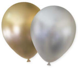 Shiny Silver, Gold léggömb, lufi 6 db-os (PNN93399) - decorit