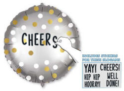  Happy Birthday Slogen fólia lufi 46 cm (PNN93189) - decorit