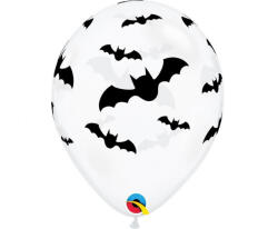 Halloween Denevér Bat léggömb, lufi 6 db-os 11 inch (28 cm) (MLG974592) - decorit