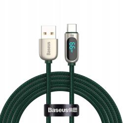 Baseus Usb Usb-c kábel Baseus Display, 66W, 2m (zöld) (CATSK-A06)