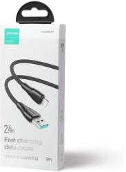 JOYROOM USB - Type-C kábel Surpass Series, 2.4A, 3m, fekete (S-UL012A11) (S-UL012A113M-BLK)