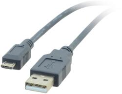 USB 2.0 A - Micro B kábel 1.8m szürke