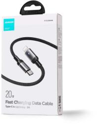 JOYROOM Type-C - Lightning A10 series gyorstöltő kábel PD 20W 1.2m fekete (S-CL020A10) (S-CL020A101.2M-BLK)