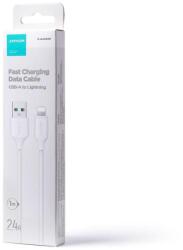 JOYROOM USB - Lightning adatkábel, 2.4A, 480Mb/s, 1m, fehér (S-UL012A9) (S-UL012A91M-WHT)