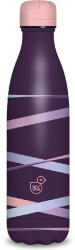 Ars Una 500ml-es Ribbon-purple duplafalú fémkulacs