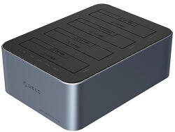 ORICO 6646C3-C 4 meghajtós dokkolóállomás offline klónozási funkcióval 2, 5" /3, 5" SATA HDD/SSD - szürke