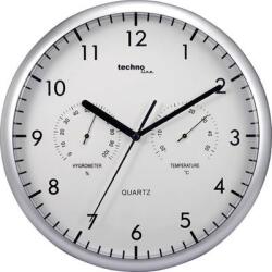Technoline Analóg Kvarc Falióra Hőmérséklet és Légnedvesség Mérővel, O 26 cm, Techno Line Wt 650 - fizz