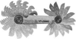 TOYA 24 lapos metrikus Menetfésű 0, 25-6, 0 mm 60° (YT-29980) (YT-29980) (YT-29980)