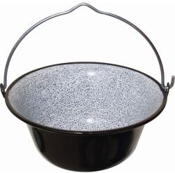  Bogrács - Zománcozott, 25L, Acél