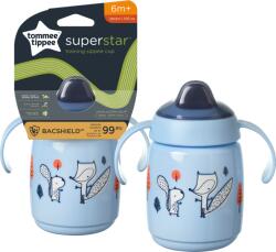Tommee Tippee Superstar training sippee csőrös pohár, 300 ml, 6 hónap +, kék, 1 db
