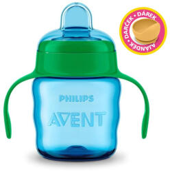 Philips Hrneček pro první doušky Classic 200 ml s držadly chlapec+dárek PETITE&MARS Miska 6m+