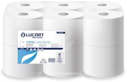 Lucart Toalettpapír, 2 rétegű, 12 tekercses, LUCART "Strong L-One mini 180", hófehér (UBC76) - tintasziget
