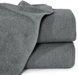Egyszínű klasszikus törölköző 400 g/m2 Acélszürke 50x100 cm (421545)