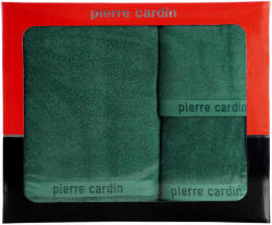 Evi Pierre Cardin 3db-os pamut törölköző szett Palackzöld (366519)