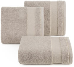  Nessy pamut törölköző vastag fényes csíkkal Bézs 30x50 cm (453190)