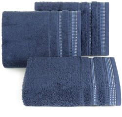  Pola csíkos törölköző Gránátkék 30x50 cm (382507)