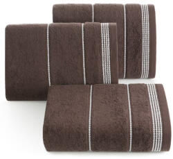  Mira csíkos törölköző Barna 70x140 cm (352547)