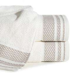  Suzana pamut törölköző jacquard mintás szegéllyel Krémszín 70x140 cm (424736)