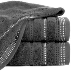  Pola csíkos törölköző Acélszürke 30x50 cm (382531)