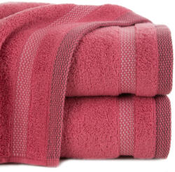  Riki csíkos pamut törölköző Korall 30x50 cm (429723)