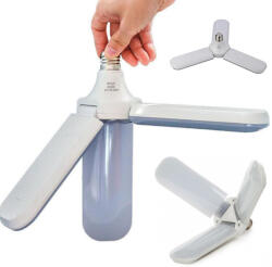 Ledszaki Kihajtható EXTRA erős hidegfehér E27-es foglalatú LED lámpa 45W 4300Lumen