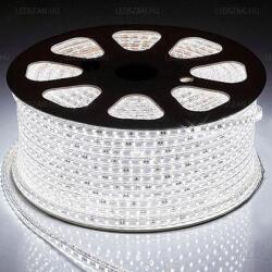 Ledszaki 230V-os! ! ! LED szalag hidegfehér IP65, vízálló, mosható, műanyag csőburkolatban. (csak 1m-ént vágható) (SA785)