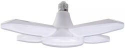 Ledszaki Kihajtható 1+4 ágú EXTRA erős hidegfehér E27-es foglalatú LED lámpa 40W 4200Lumen