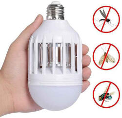 Ledszaki Ledes szúnyogírtó lámpa beépített kék Leddel 12w fehér 1w kék E27