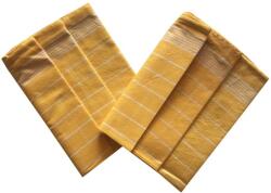 Svitap sleepwell Pozitiv Egyiptomi pamut törlőkendő - 50×70 cm, sárga-fehér, 3 db (040500-01POZAZLUA)