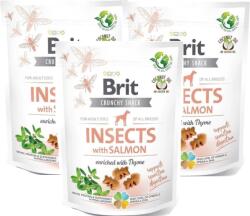 Brit Care Dog Crunchy Cracker Insects Rich In Salmon 3x200g