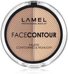 LAMEL Insta Face Contour Púderes highlight és kontúr paletta 6 g