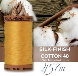 Mettler Ata de cusut, 100 % bumbac mercerizat 40, con 457 m pentru quilting, patchwork si broderie Mettler SILK-FINISH COTTON 40 paletar (mettler-9135_paletar) - masinidecusut