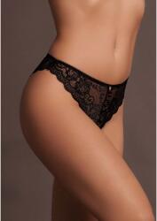  Le Désir by Shots Zoé - Elastic Lace Brief with Back Lacing and Golden Details - One Size