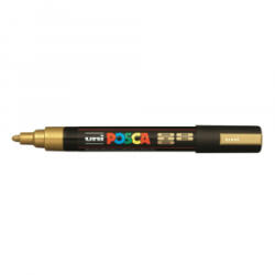 uni Dekormarker 1, 8-2, 5mm, Posca PC-5M arany (2UPC5MA)