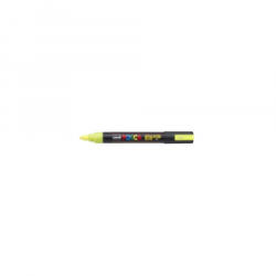 uni Dekormarker 1, 8-2, 5mm, Posca PC-5M fluor sárga (2UPC5MFS)