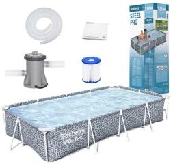 Bestway Steel Pro acélvázas medence szett 366×201×66 cm, 4000 l, pumpával (REALB2B-13982)