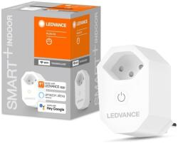 OSRAM Priza Wi-Fi inteligenta LEDVANCE, priza Wifi cu contor de energie electrica pentru SMART Home, compatibila si controlabila cu Google, Alexa sau prin aplicatie, 2.4GHz, versiune pentru Elvetia/CH (4058