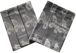 Svitap sleepwell Extra nedvszívó konyharuha, 50×70 cm, pillangók, szürke, 3 db (040500-MOTYLCISEA)